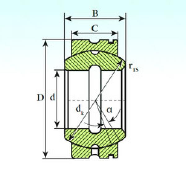 plain bushings bearings GE 25 XS K ISB #1 image