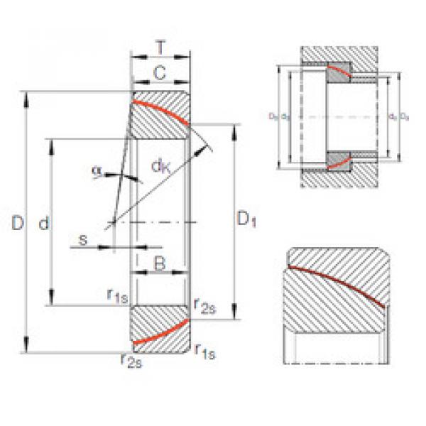 plain bushings bearings GE 130 SW INA #1 image