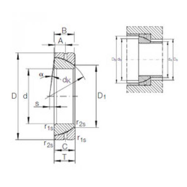 plain bushings bearings GE 120 SX INA #1 image