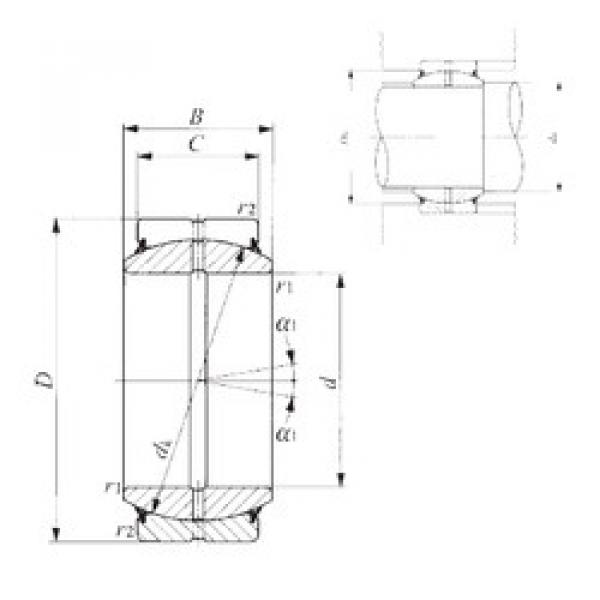 plain bushings bearings GE 100ES-2RS IKO #1 image