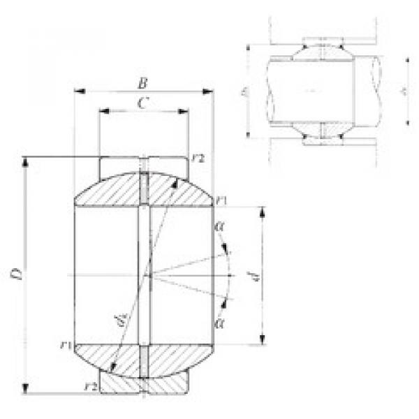 plain bushings bearings GE 100GS IKO #1 image