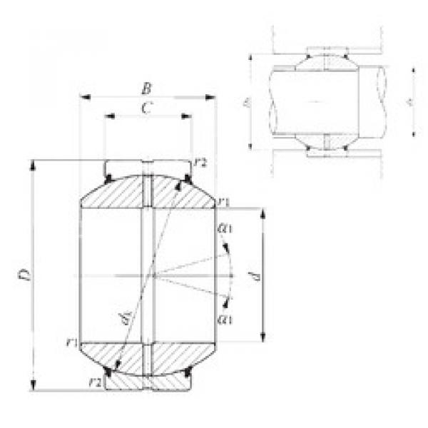 plain bushings bearings GE 140GS-2RS IKO #1 image