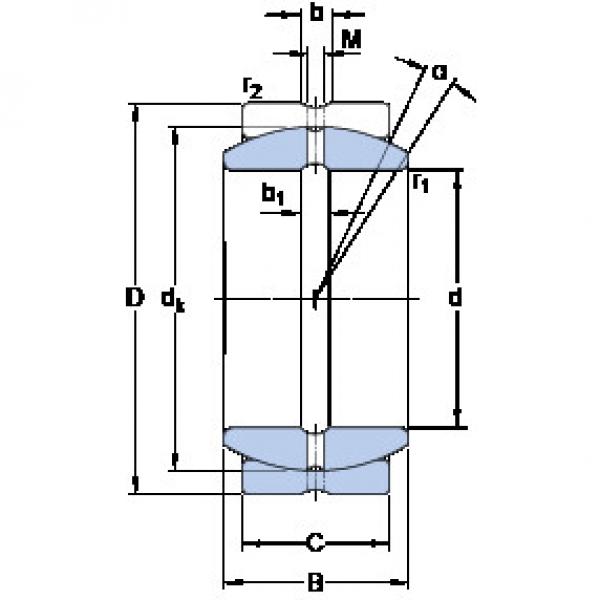 plain bushings bearings GE 17 ES SKF #1 image