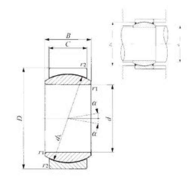 plain bushings bearings GE 20EC IKO #1 image