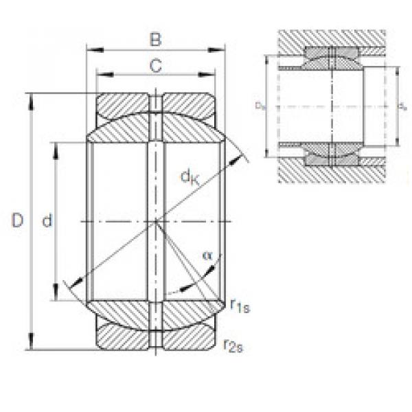 plain bushings bearings GE 19 ZO INA #1 image