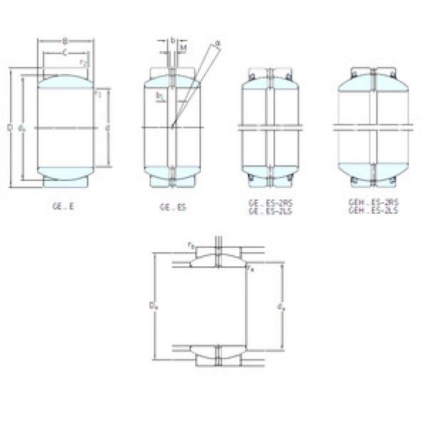 plain bushings bearings GE100ES SKF #1 image