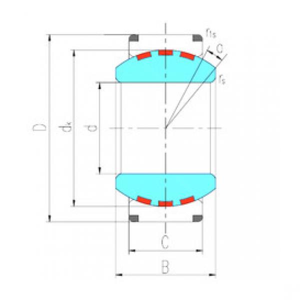 plain bushings bearings GE140XF/Q LS #1 image