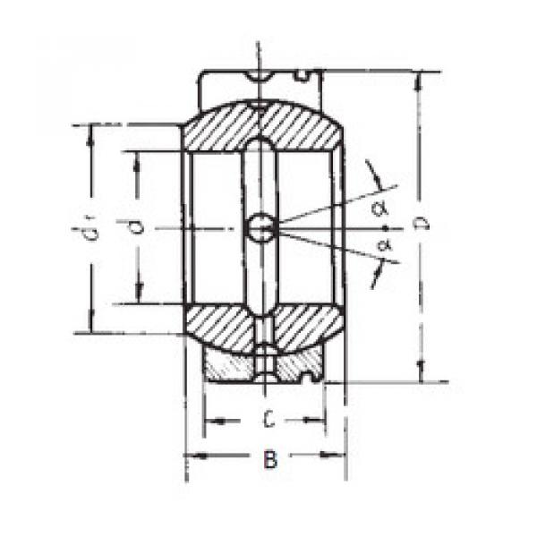 plain bushings bearings GE100XS/K FBJ #1 image