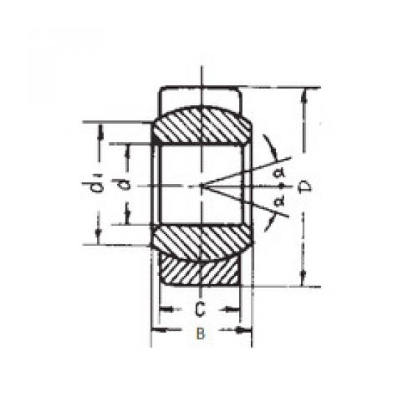 plain bushings bearings GE10E FBJ #1 image