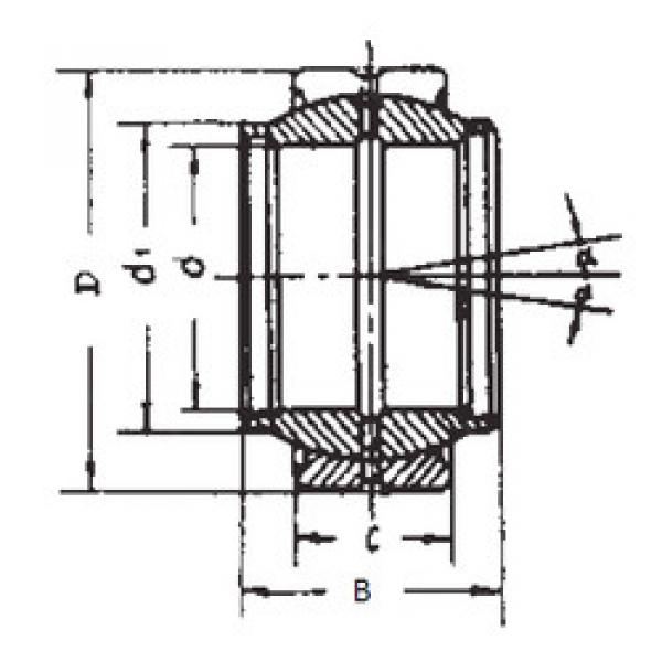 plain bushings bearings GE240XS FBJ #1 image