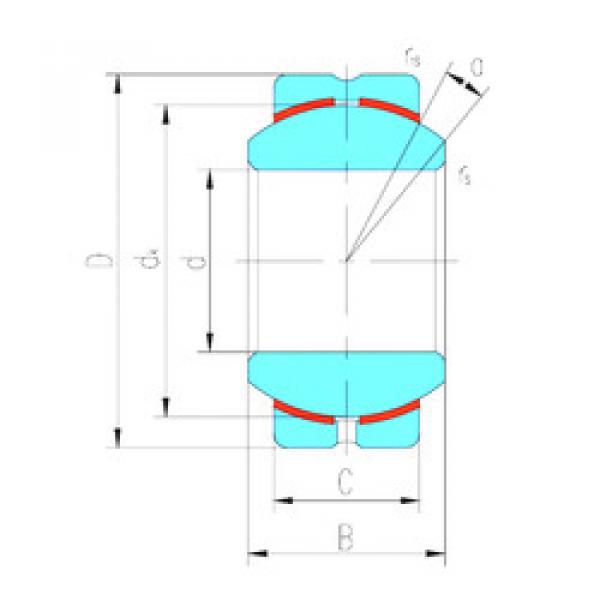 plain bushings bearings GEBK10S LS #1 image