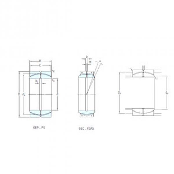 plain bushings bearings GEC1000FBAS SKF #1 image