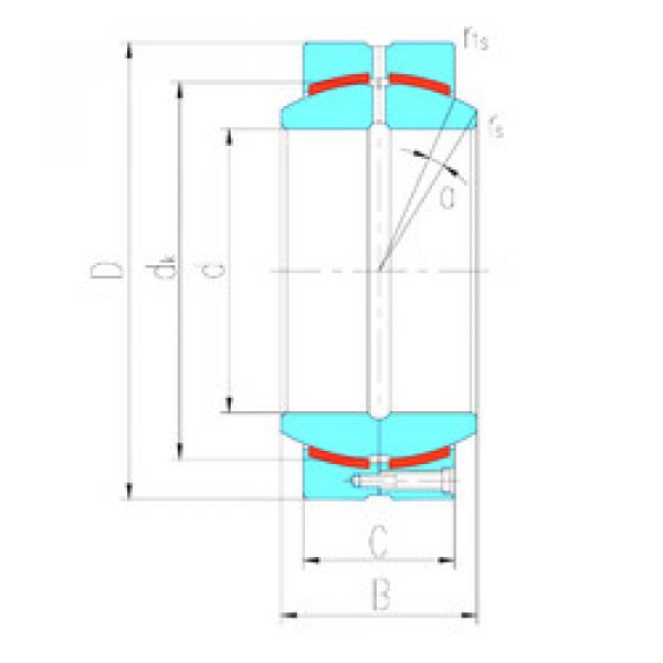 plain bushings bearings GEC360HCS LS #1 image