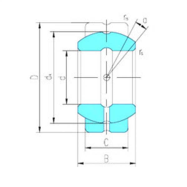 plain bushings bearings GEF115ES LS #1 image