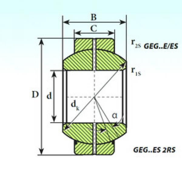 plain bushings bearings GEG 17 ES 2RS ISB #1 image