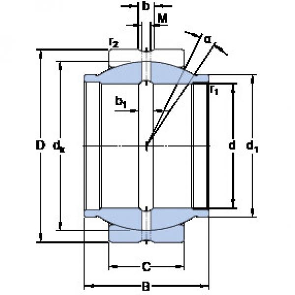 plain bushings bearings GEG 20 ES SKF #1 image