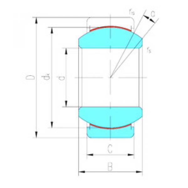 plain bushings bearings GEG100ET-2RS LS #1 image