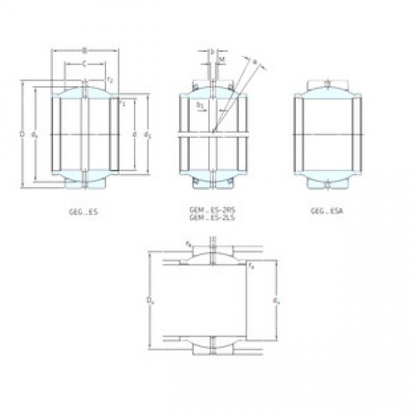 plain bushings bearings GEG125ES SKF #1 image