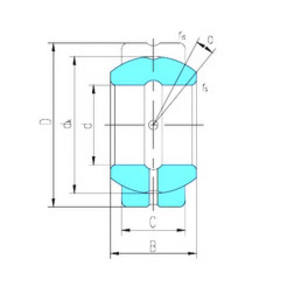 plain bushings bearings GEGZ101ES-2RS LS #1 image