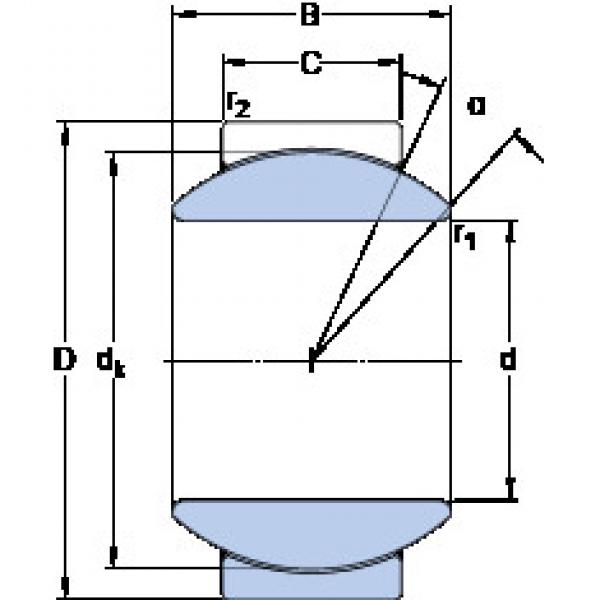 plain bushings bearings GEH 17 C SKF #1 image