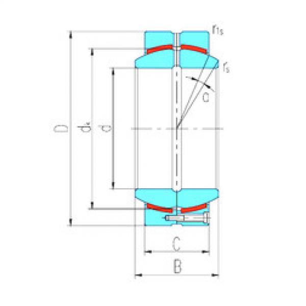 plain bushings bearings GEH160HCS LS #1 image