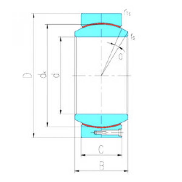 plain bushings bearings GEH160HT LS #1 image