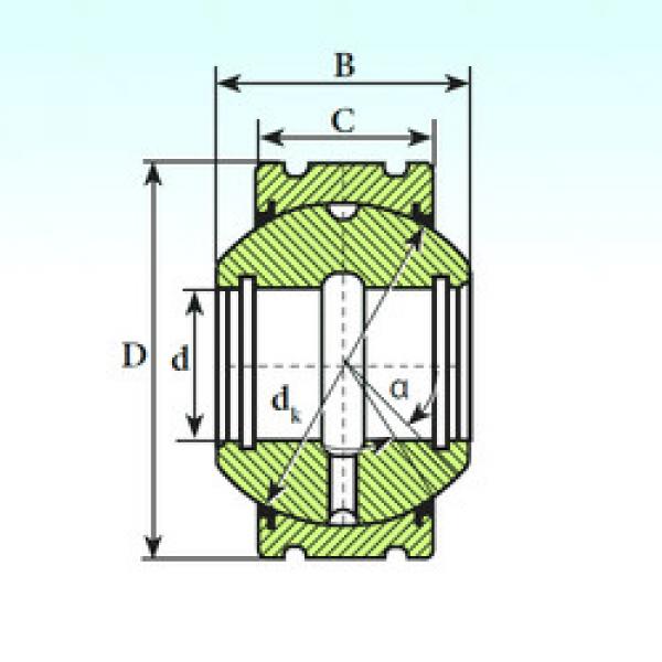 plain bushings bearings GEK 35 XS 2RS ISB #1 image