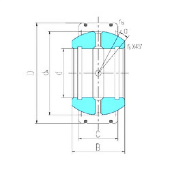 plain bushings bearings GEK25XS-2RS LS #1 image