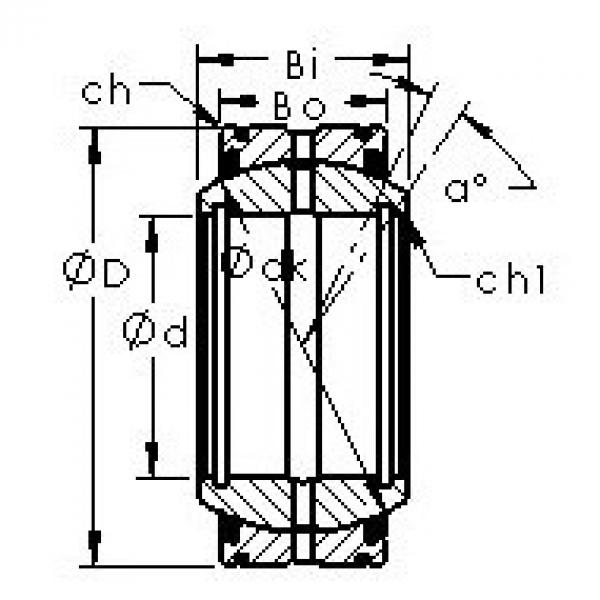 plain bushings bearings GEK25XS-2RS AST #1 image