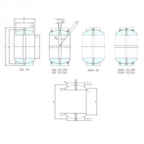 plain bushings bearings GEZ010ES SKF #1 image