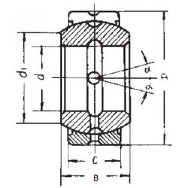 plain bushings bearings GEZ101ES-2RS FBJ #1 image