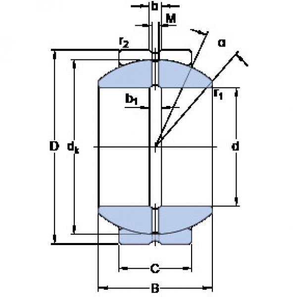 plain bushings bearings GEZH 300 ES SKF #1 image