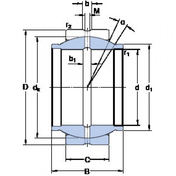 plain bushings bearings GEZM 106 ES SKF #1 image