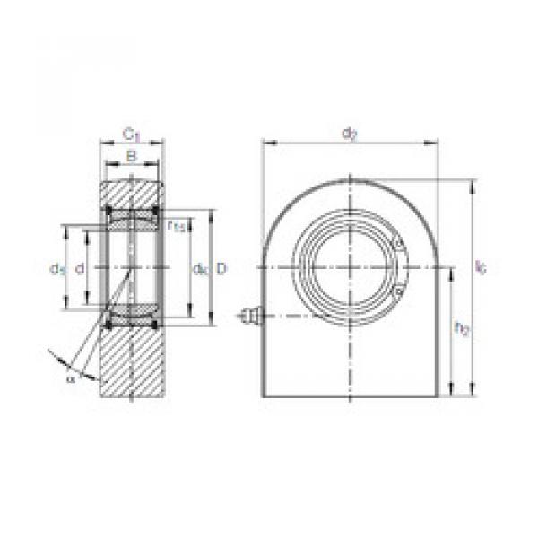 plain bushings bearings GF 120 DO INA #1 image