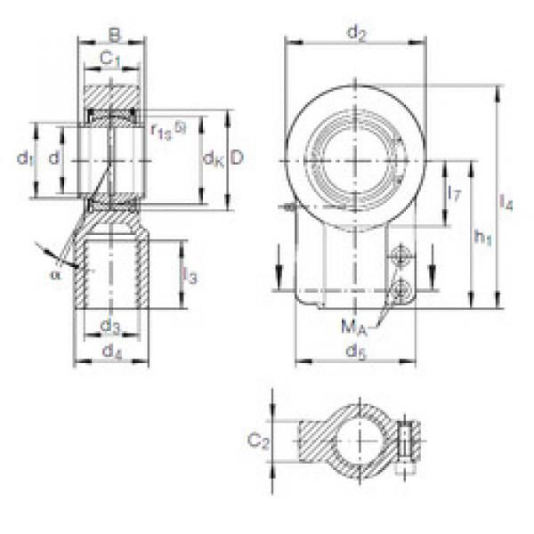 plain bushings bearings GIHN-K 125 LO INA #1 image