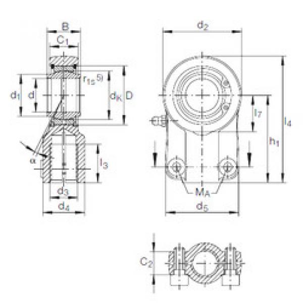 plain bushings bearings GIHN-K 12 LO INA #1 image