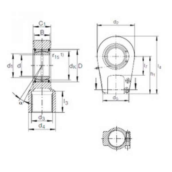 plain bushings bearings GIHRK 60 DO INA #1 image