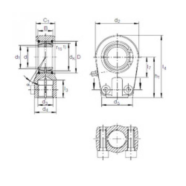 plain bushings bearings GIHRK 25 DO INA #1 image