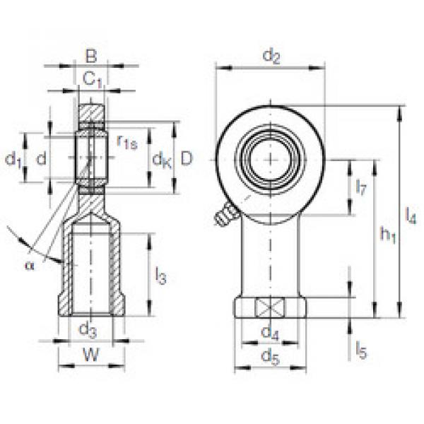 plain bushings bearings GIR 30 DO INA #1 image