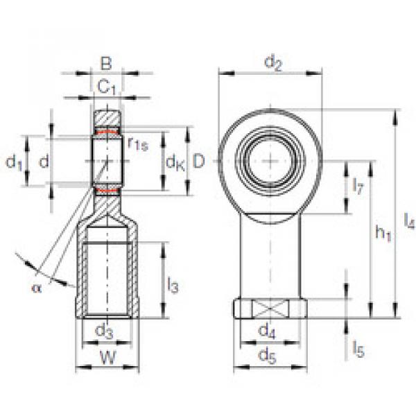 plain bushings bearings GIR 17 UK INA #1 image