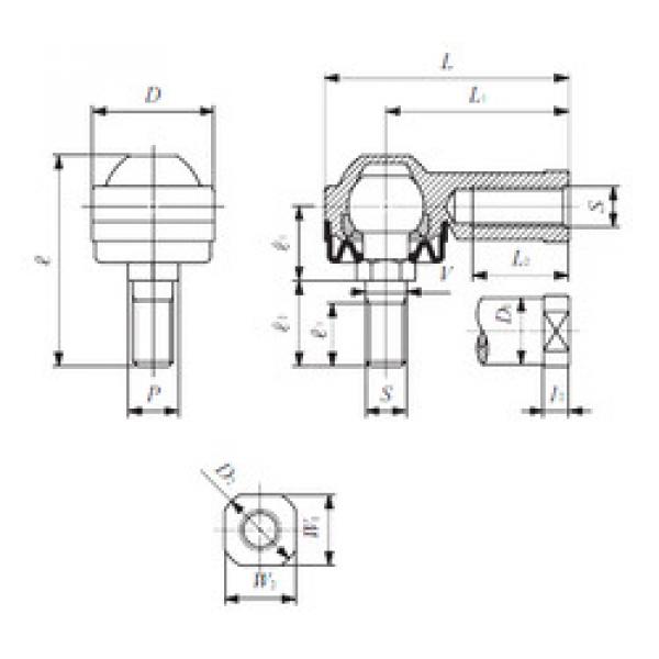 plain bearing lubrication LHSA 14 IKO #5 image