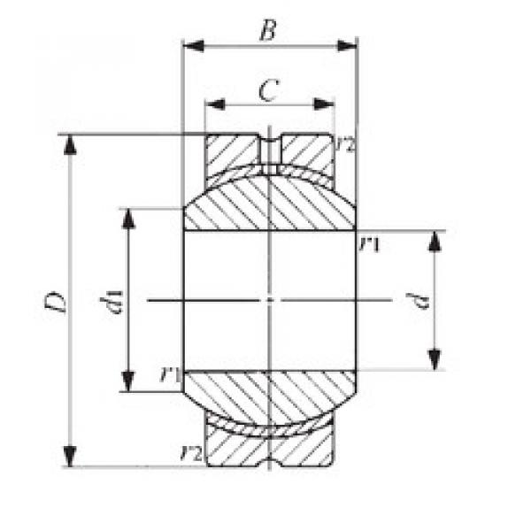 plain bearing lubrication PB 18 IKO #5 image