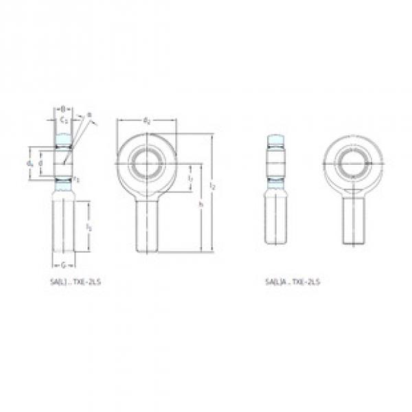 plain bearing lubrication SAL40TXE-2LS SKF #5 image