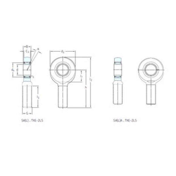 plain bearing lubrication SALA45TXE-2LS SKF #5 image