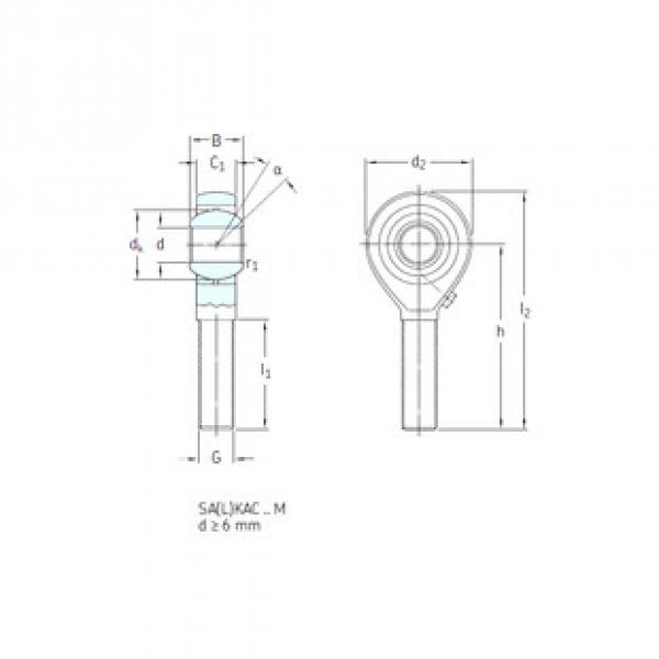 plain bearing lubrication SAKAC14M SKF #5 image