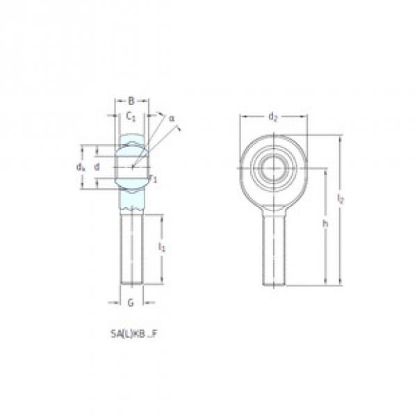 plain bearing lubrication SAKB14F SKF #5 image