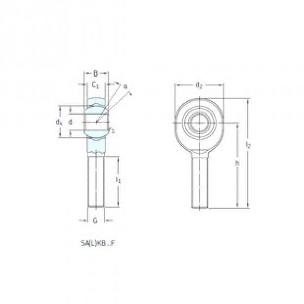 plain bearing lubrication SALKB14F SKF #5 image