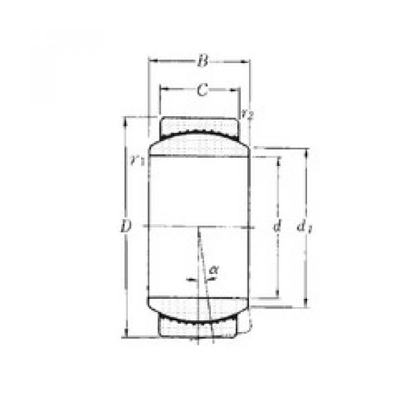 plain bearing lubrication SAR1-17 NTN #5 image