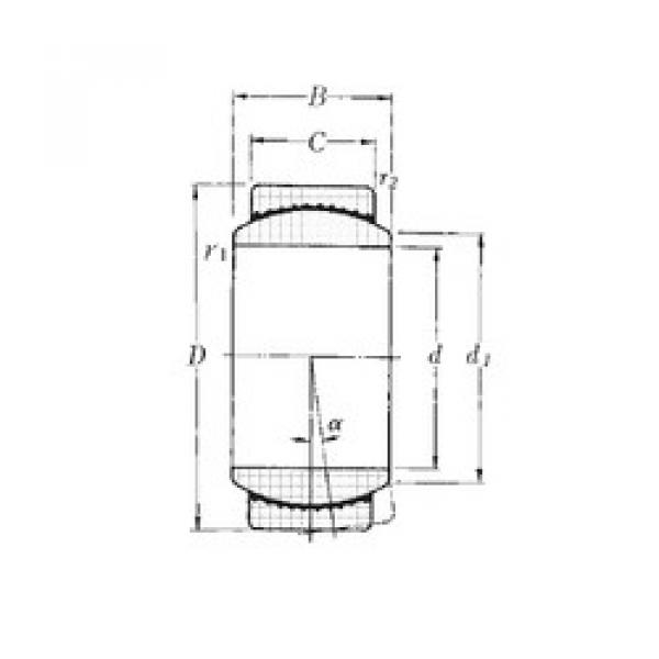 plain bearing lubrication SAR4-22 NTN #5 image