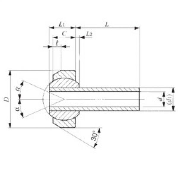 plain bearing lubrication SNA 4-16 IKO #5 image